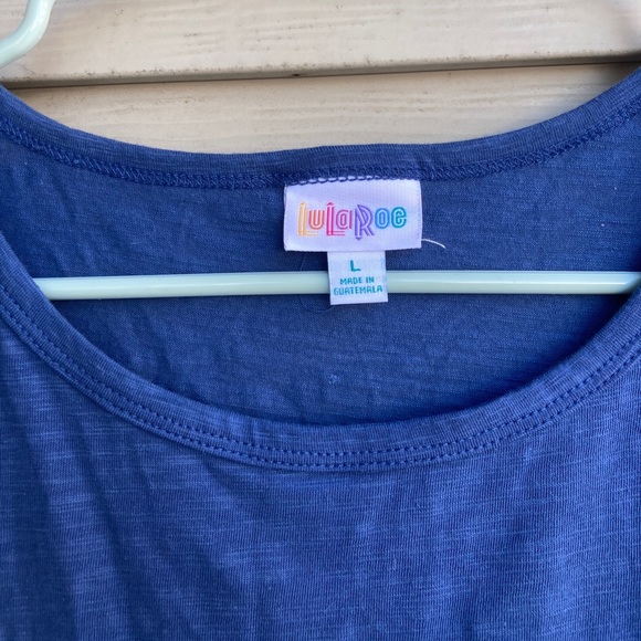 Light Indigo LuLaRoe Julia Dress Sz L - Picture 3 of 5